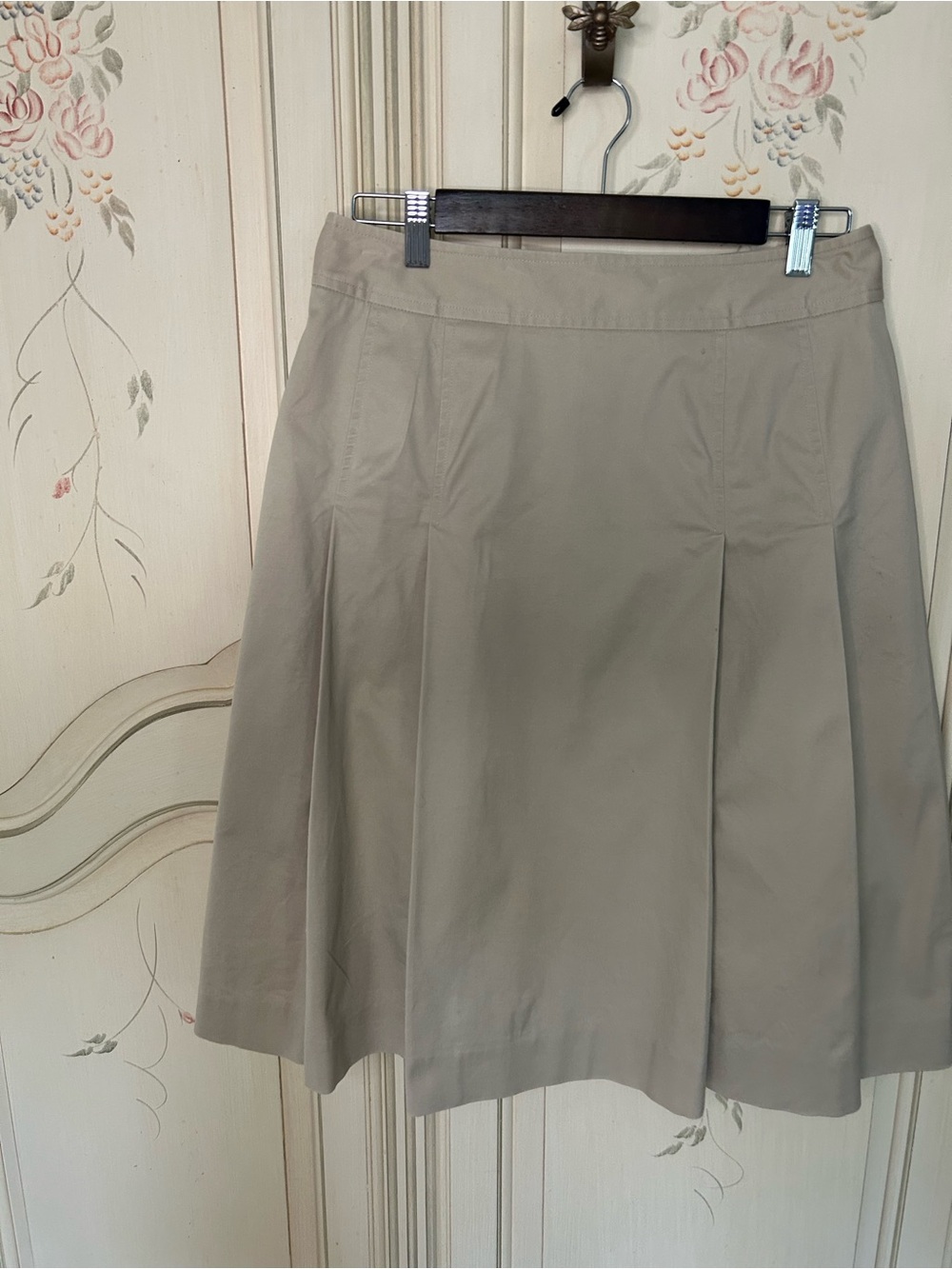 Brooks Brothers Taupe A-Line Skirt